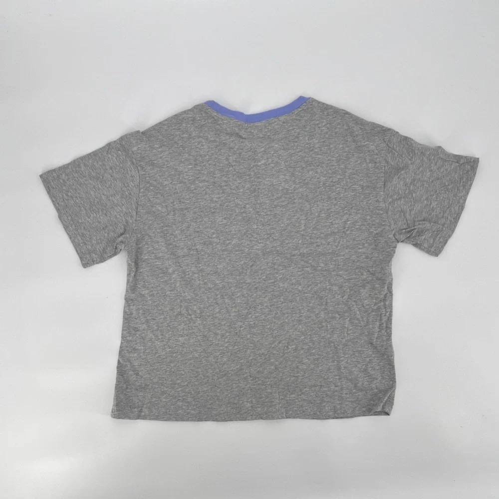 NWT Forever 21 Heather Gray Short Sleeve “Thanks A Latte” Shirt Size Large Women